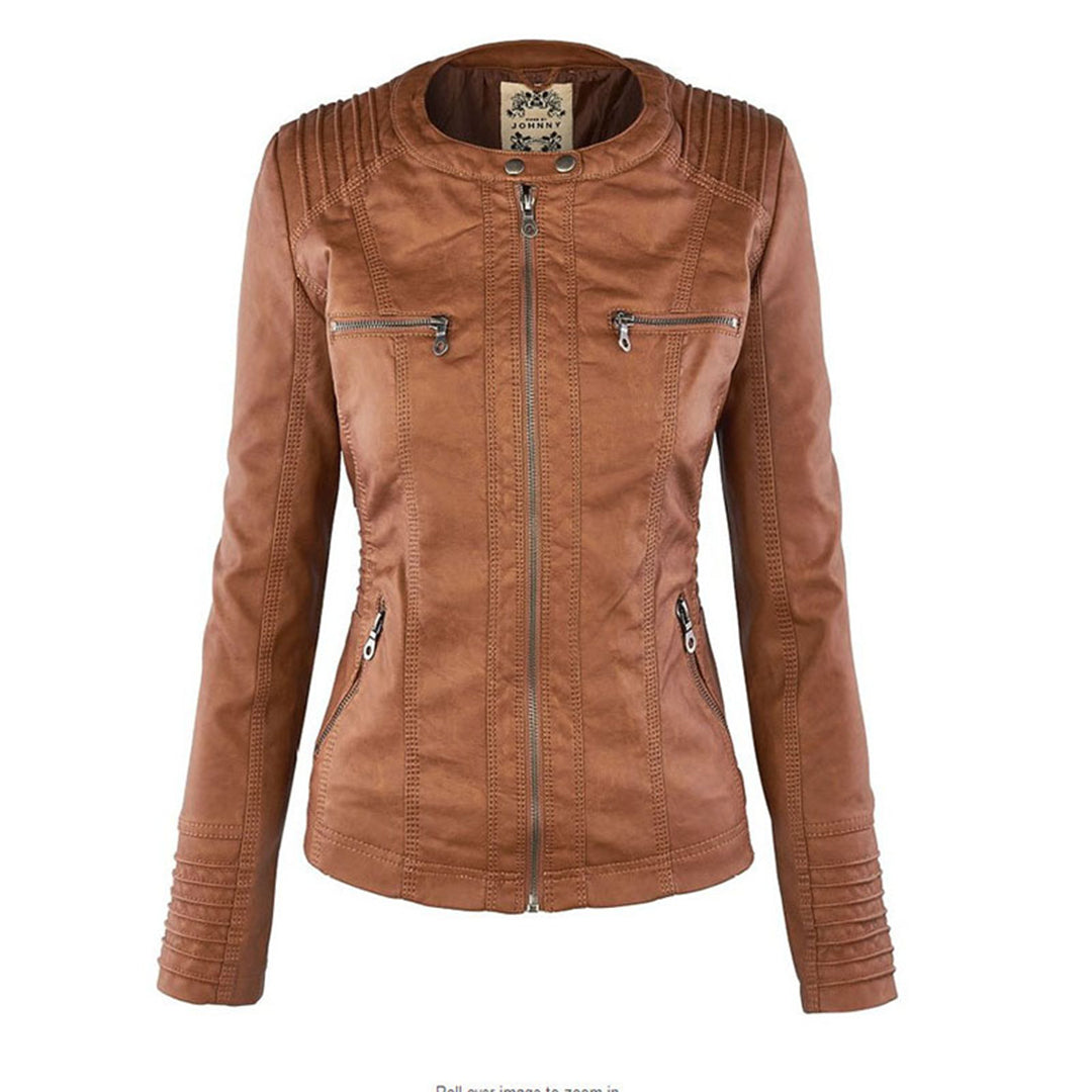 Karen | Elegant Leather Jacket