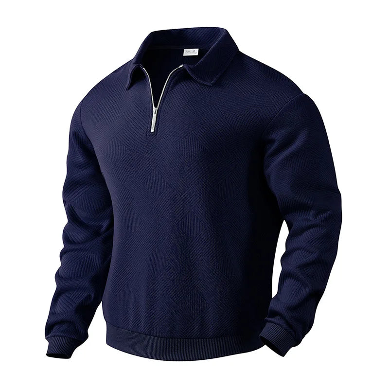 CRAWFORD DALLAS | AUTUMN ZIP POLO SHIRT