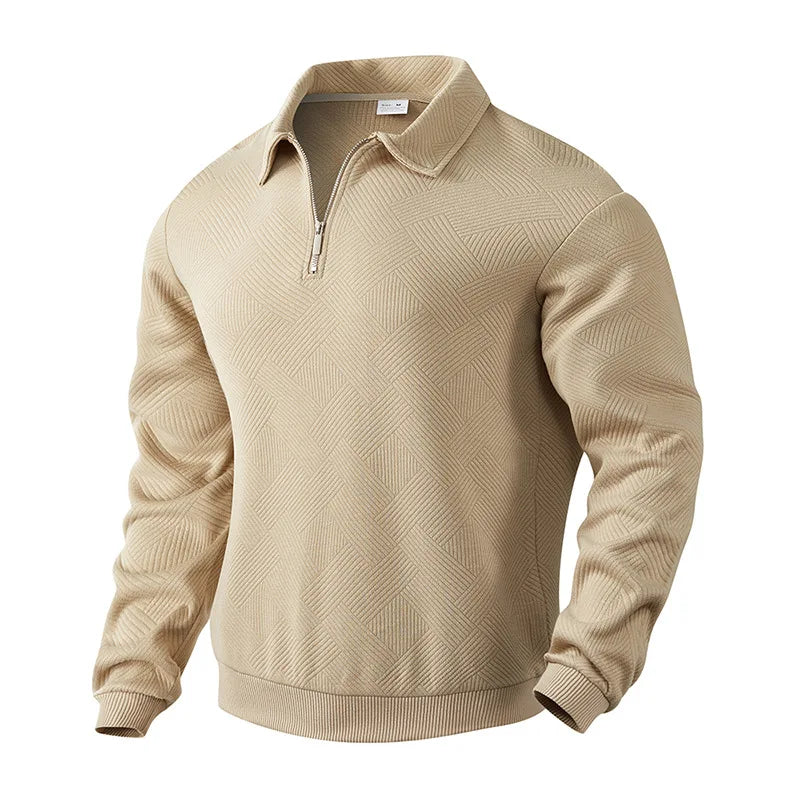 CRAWFORD DALLAS | AUTUMN ZIP POLO SHIRT