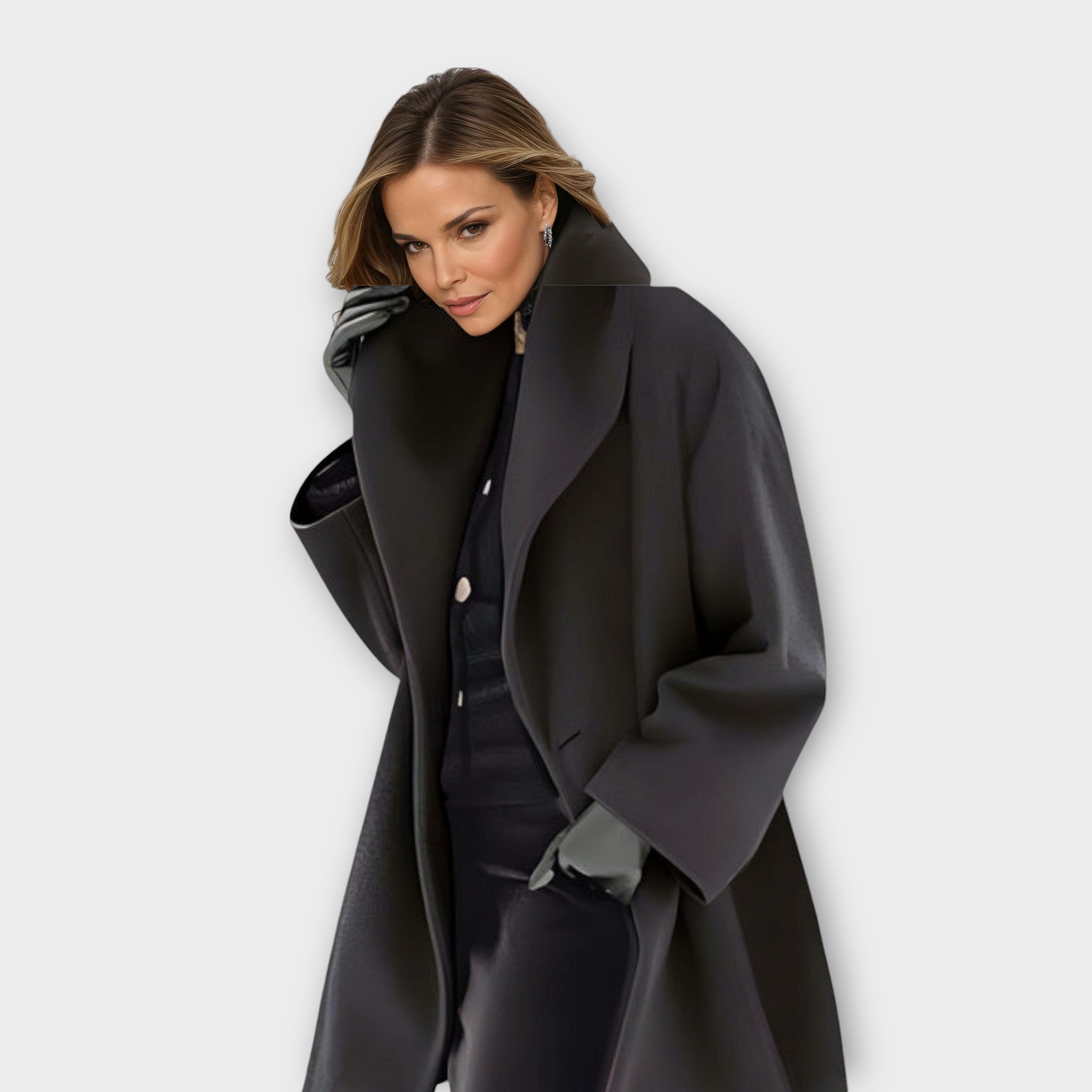 Jennifer | Windproof Wool Coat